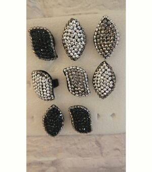 Costume Jewlery Rhinestone Rings
